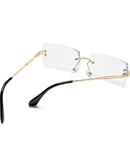 Gafas de sol rectangulares UV400 para hombres y mujeres