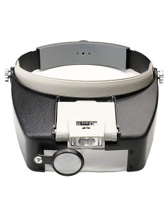 Lupa de Cabeza Beileshi LED 1.5X 3X 8.5X 10X para Manualidades