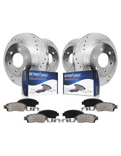 Kit de frenos 8 piezas Detroit Axle para Ford Ranger 2019-2022