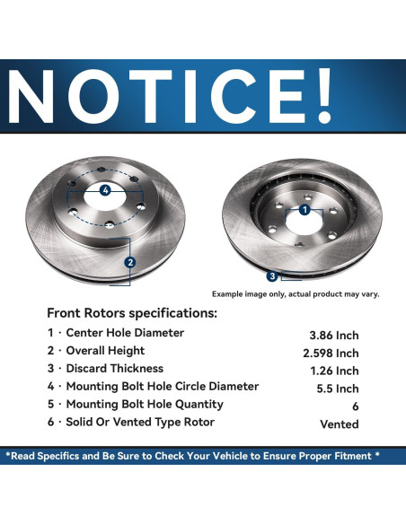 Kit de frenos 8 piezas Detroit Axle para Ford Ranger 2019-2022