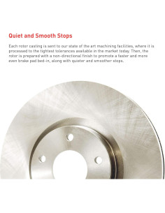 Discos de Freno Delanteros Dynamic Friction Peugeot 206 2000-2009 2