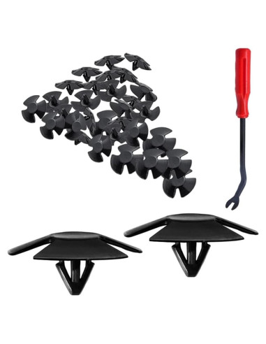 30 Clips de Retenedores de Aislamiento BELOMI para Capó Auto