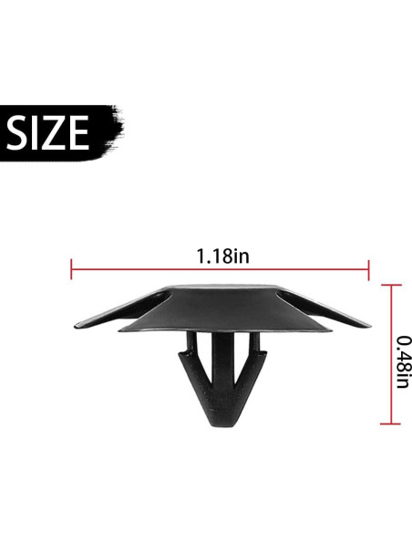 30 Clips de Retenedores de Aislamiento BELOMI para Capó Auto