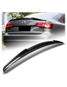 Alerón de Maletero Estilo V Q1-Tech Fibra de Carbono VW Jetta 2011-2018