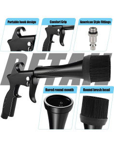 Kit de Pistola de Aire a Presión YIEMIZDK-05 para Limpieza de Autos 2