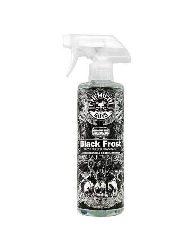 Aromatizante de Aire Chemical Guys Black Frost 473 ml - Eliminador de Olores