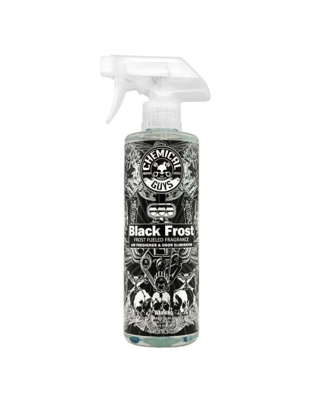 Aromatizante de Aire Chemical Guys Black Frost 473 ml - Eliminador de Olores