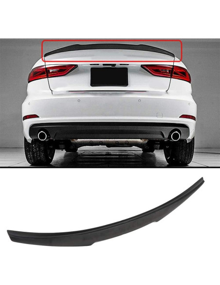 Alerón Trasero ABS OCPTY para Audi A3 2014-2018, S3, RS3
