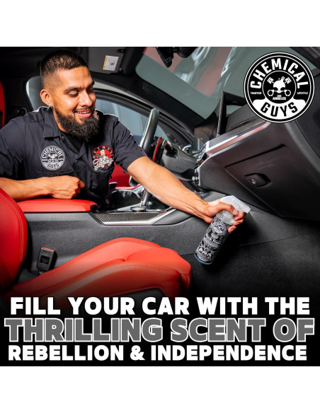 Aromatizante de Aire Chemical Guys Black Frost 473 ml - Eliminador de Olores