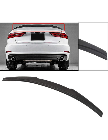Alerón Trasero ABS OCPTY para Audi A3 2014-2018, S3, RS3