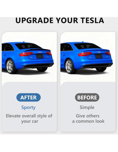 Alerón Spoiler Trasero ABS MOTRUM para Audi A4 S4 B8.5 2013-2016