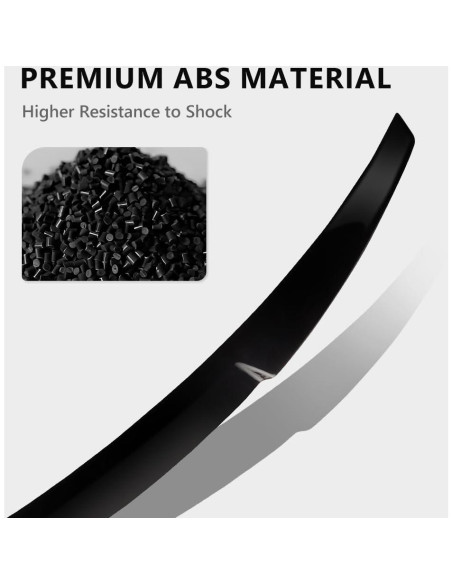 Alerón Spoiler Trasero ABS MOTRUM para Audi A4 S4 B8.5 2013-2016