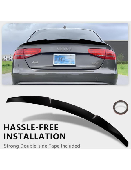 Alerón Spoiler Trasero ABS MOTRUM para Audi A4 S4 B8.5 2013-2016