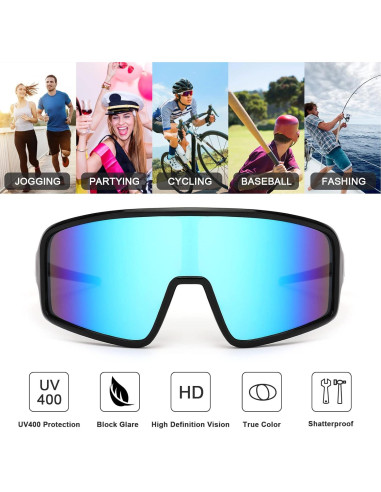 Gafas de sol deportivas Karsaer para ciclismo y béisbol