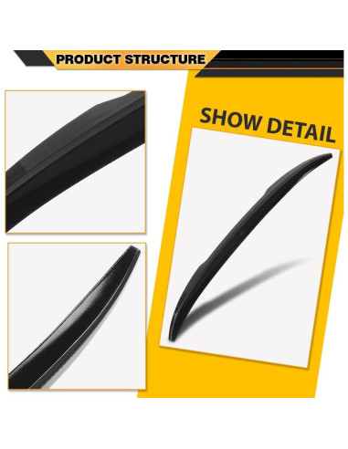 Alerón Trasero BMW X4 G02 2019-2024 Estilo M4 Negro Brillante