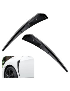 2 Ventilaciones Laterales de Guardabarros Dogary ABS Negro