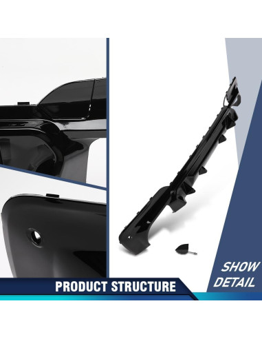 Labio de Difusor Trasero PIT66 para BMW X3 G01 M40i 2018-2021