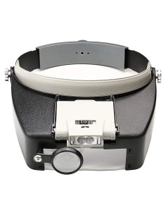 Lupa de Cabeza Beileshi LED 1.5X 3X 8.5X 10X Ajustable