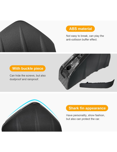 Difusor de Labio de Parachoques Trasero Augeny Universal Negro