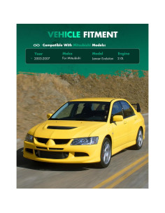 Alerón Trasero SCITOO para Mitsubishi Lancer EVO 2003-2007 2