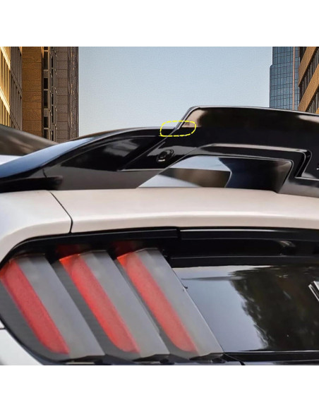 Alerón Trasero Negro Brillante ZZDSNJ Wicker Bill Mustang 2015-2020