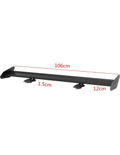 Alerón Trasero OCPTY Universal para Autos 112x20 cm 2