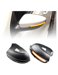 Luces de Señal de Giro LED QKLsudua para VW 2pcs Amarillo