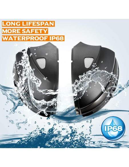 Luces de Señal de Giro LED QKLsudua para VW 2pcs Amarillo