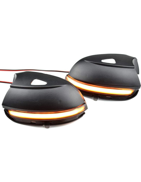 Luces de Señal de Giro LED QKLsudua para VW 2pcs Amarillo
