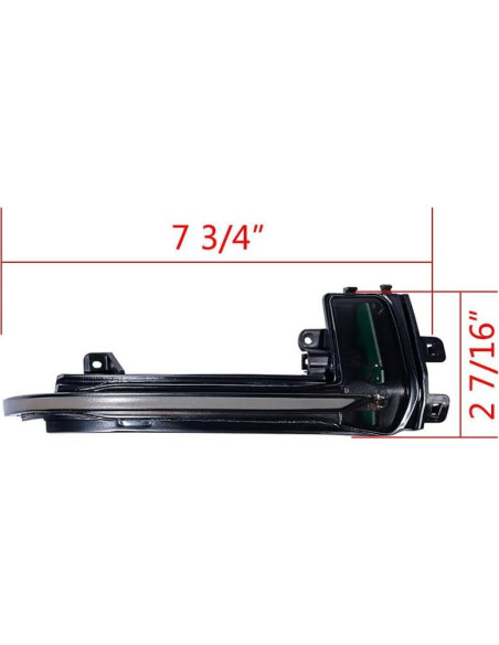Luz Indicadora de Giro Espejo Lateral AMOPA SMD LED Ahumada