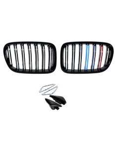 Rejilla Delantera y Luces LED Secuenciales BMW F25 X3 2011-2013