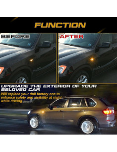 Luz de Señal de Giro Secuencial Ámbar LED x xotic tech para BMW 2