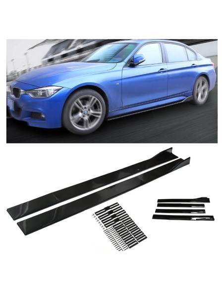 Faldón Lateral Universal ORIVIN 2m Negro para Automóvil