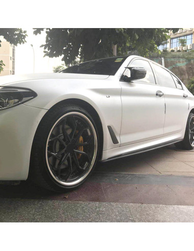 Faldones Laterales Estilo Fibra de Carbono PSLG G30 G31 F90 M5