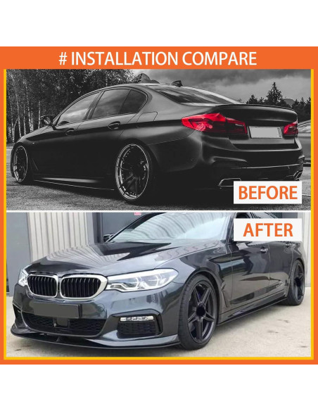 Faldones Laterales Estilo Fibra de Carbono PSLG G30 G31 F90 M5