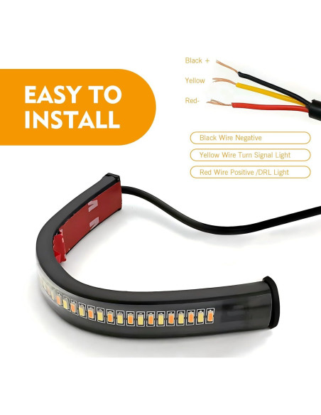 2 Piezas Luz de Señal de Giro LED Ferianl 12.19 cm Universal