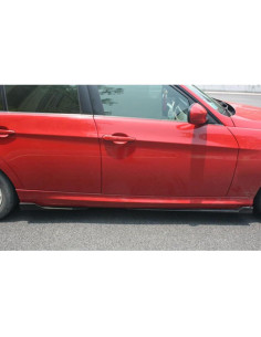 Faldones Laterales IKON para BMW E90 2006-2008, PP Negro 2