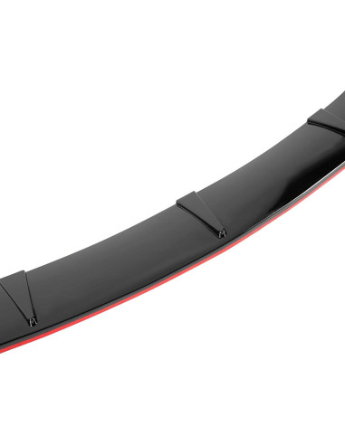 Kit de Spoiler Frontal Universal Spec-D Tuning Negro Rojo