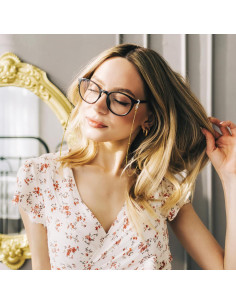 Cadena para Gafas de Mujer Oro con Cuentas Decorativas 2