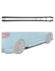Faldones Laterales HECASA para Subaru WRX/STI 2015-2021 Negro