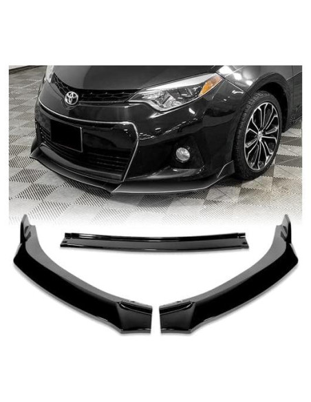 Kit de Parachoques Delantero Toyota Corolla S 2014-2016 ABS Negro