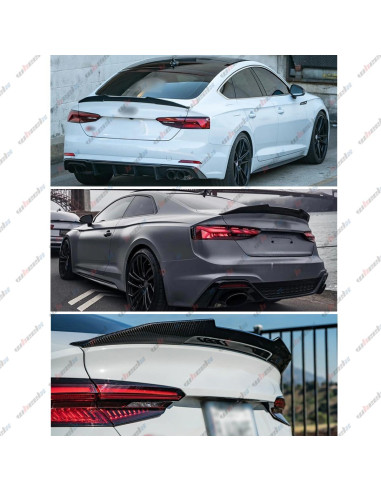 Spoiler Trasero Fibra de Carbono WheelX Audi A5 B9 2017-2024