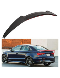 Alerón Trasero de Fibra de Carbono ASAPE para Audi A3 2014-2020