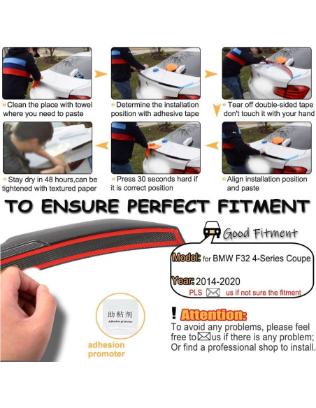 Alerón de Maletero Fibra de Carbono MCARCAR para BMW F32 2013-2020