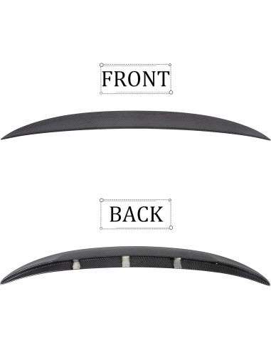 Alerón Trasero HECASA para BMW E92 M3 2007-2013 Fibra de Carbono