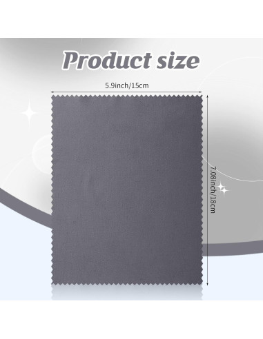 200 Paños de Microfibra Treela para Limpiar Gafas 15x18 cm