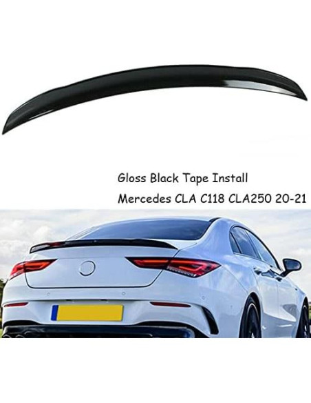 Alerón Trasero Negro Brillante MUTUSAISI para Mercedes CLA 2020-2023