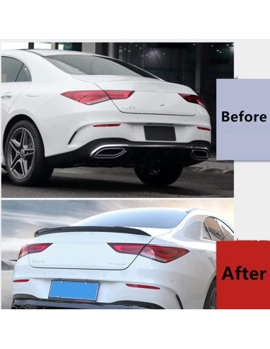 Alerón Trasero Negro Brillante MUTUSAISI para Mercedes CLA 2020-2023