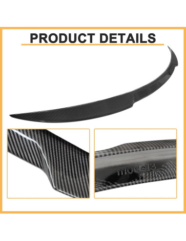 Alerón de maletero DIBON AUTO para Tesla Model 3 2017-2023