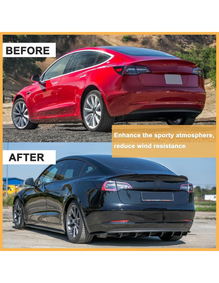 Alerón de maletero DIBON AUTO para Tesla Model 3 2017-2023